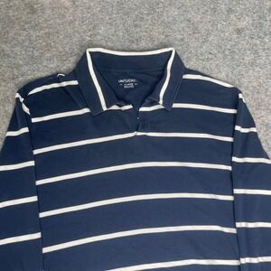 UNTUCKit‎ Striped Polo Long Sleeve Cotton Casual Top Woman's X-Large